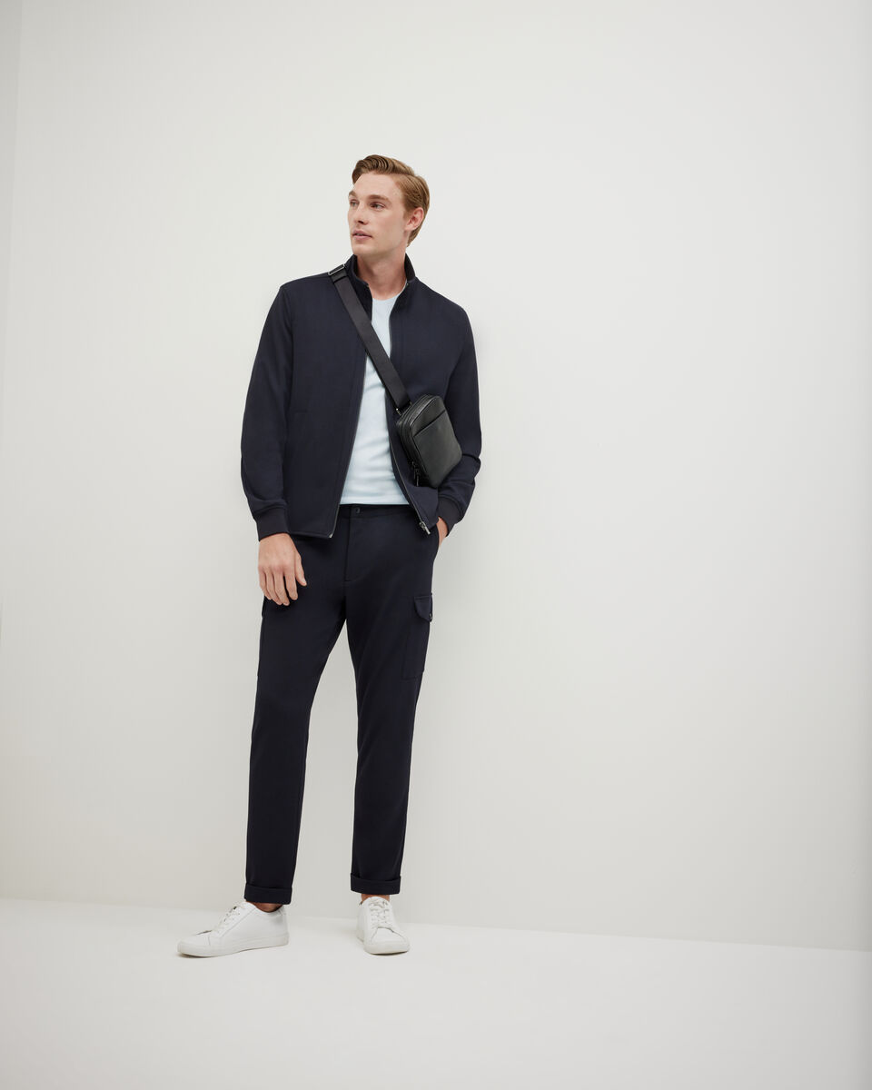 Travel Performance Bomber Jacket, Navy, hi-res